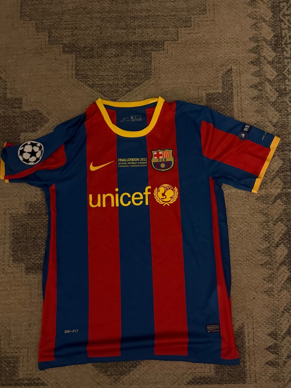 🔴🔵 Barcelona 2011 Final Jersey